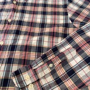 Brooks Brothers Regent madras plaid L